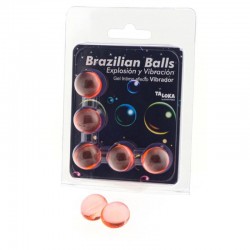 TALOKA - 5 PALLINE BRASILIANI GEL EMOZIONANTE EFFETTO VIBRANTE