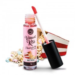 SECRETPLAY LIP GLOSS VIBRANT KISS SWEET POPCORN