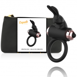 ANELLO DA CAZZO COQUETTE CHIC DESIRE CON VIBRATORE NERO/ORO