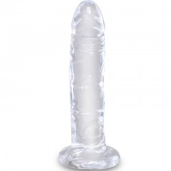 KING COCK CLEAR - PENE REALISTICO 15,5 CM TRASPARENTE