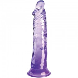 KING COCK CLEAR - PENE REALISTICO 19,7 CM VIOLA