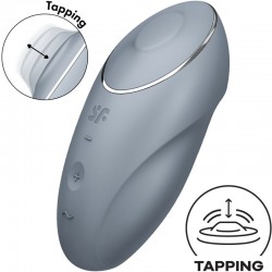 SATISFYER - TAP & CLIMAX 1 VIBRATORE LAY-ON GRIGIO