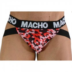 MACHO - MX28MR JOCK MILITARE ROSSO XL