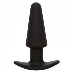 CALEXOTICS - ROCK BOTTOM TAPPO ANALE CONICO 10 VIBRAZIONI SILICONE NERO