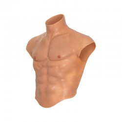 HIDDEN DESIRE - ALTER EGO SILICONE TORSO MASCHILE CAMICIA CON ABS FLESH