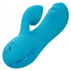 CALEXOTICS - SUNSET BEACH SEDUCER VIBRATORE E STIMOLATORE 10 FUNZIONI BLU