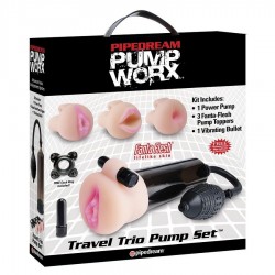 PUMP WORX TRAVEL TRIO PUMP SET