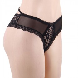 QUEEN LINGERIE FLORAL LACE PANTIES L/XL