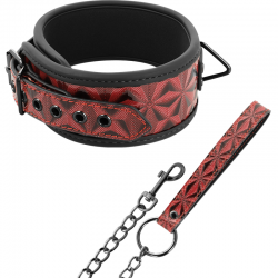 BEGME RED EDITION VEGAN LEATHER NECKLACE